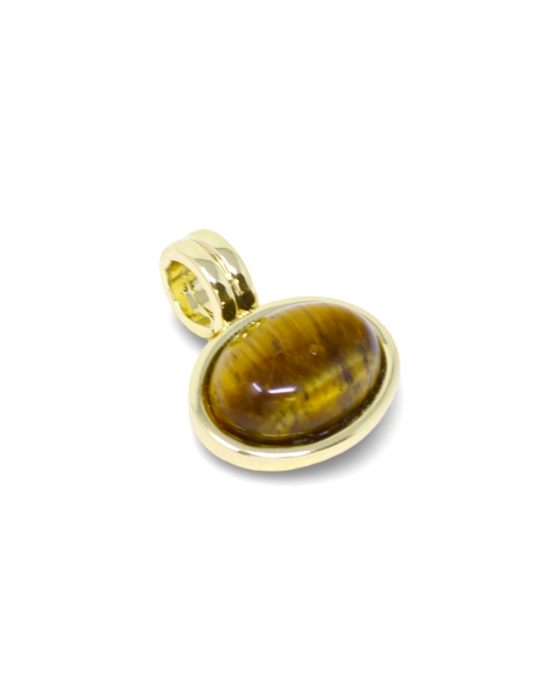 Oval Tigers Eye Charm