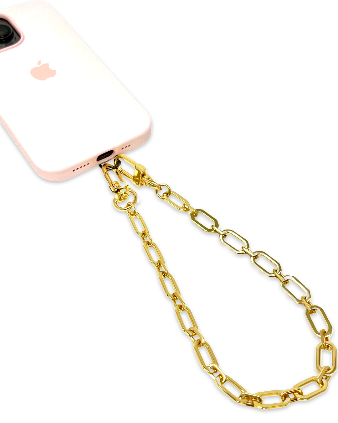 Eva Wristlet Phone Chain in Gold