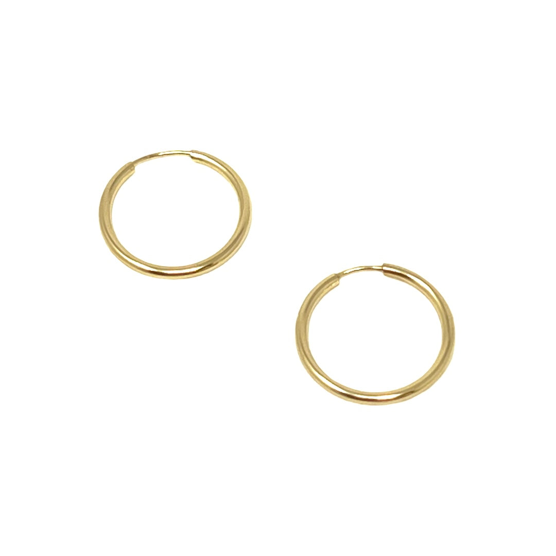 Small Hoops in Gold Fill