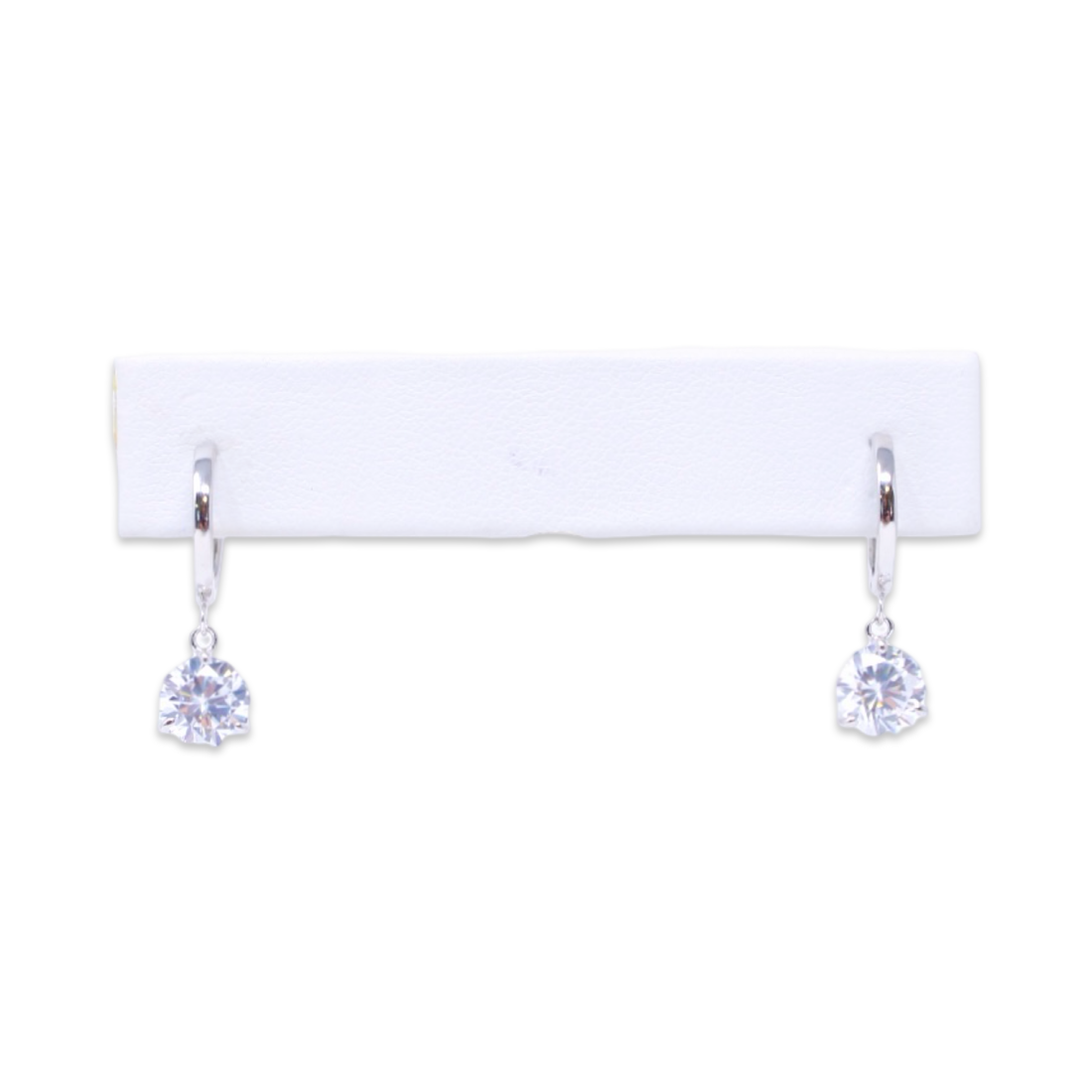 Mallory Stone Earrings in Silver
