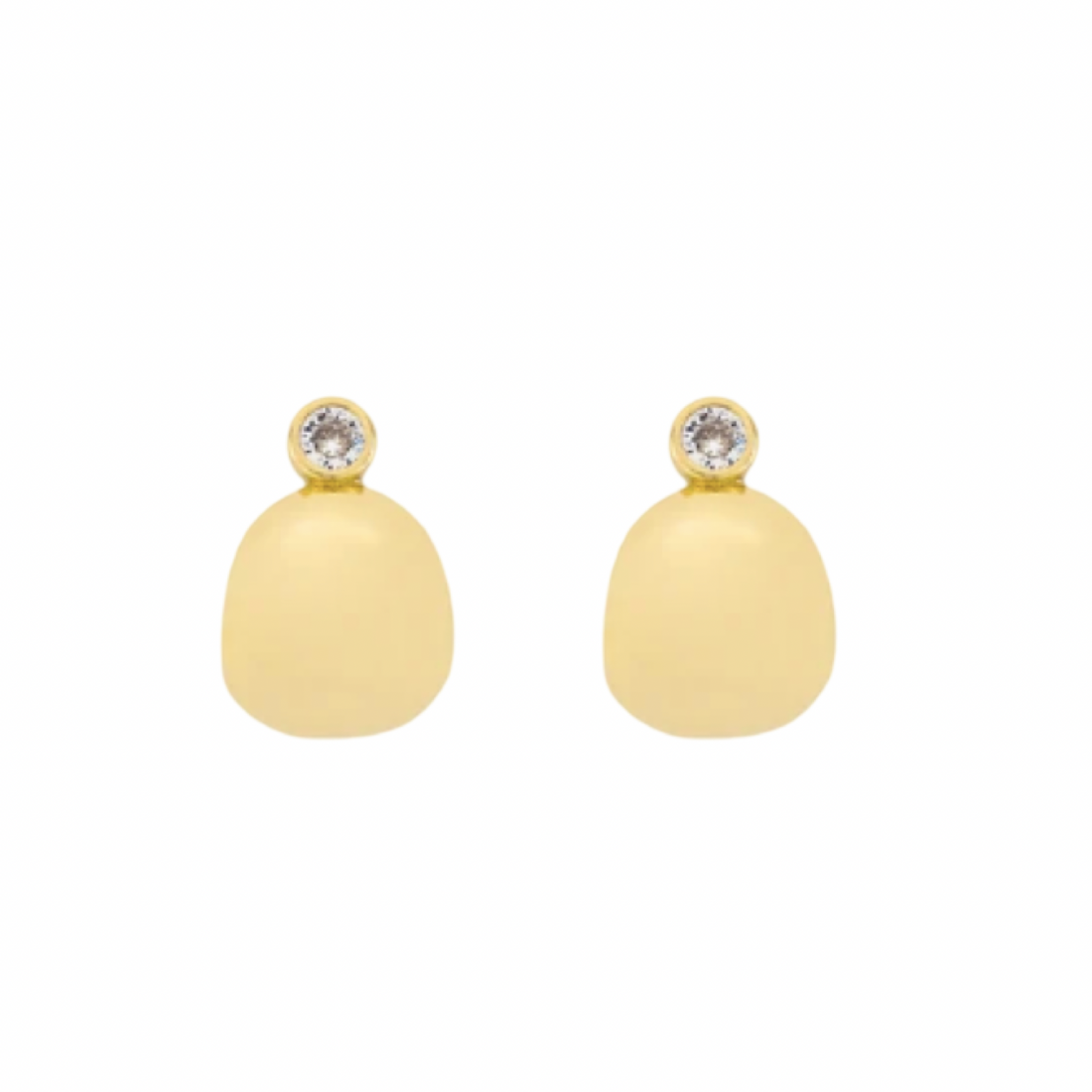 Cyd CZ Bubble Earrings in Gold