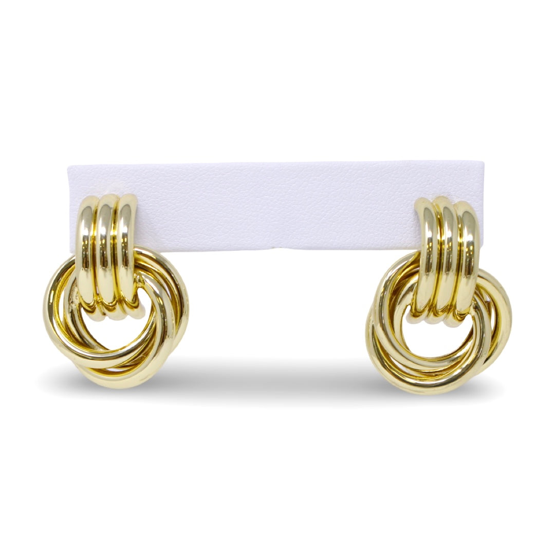 Patty Knot Earring in Gold