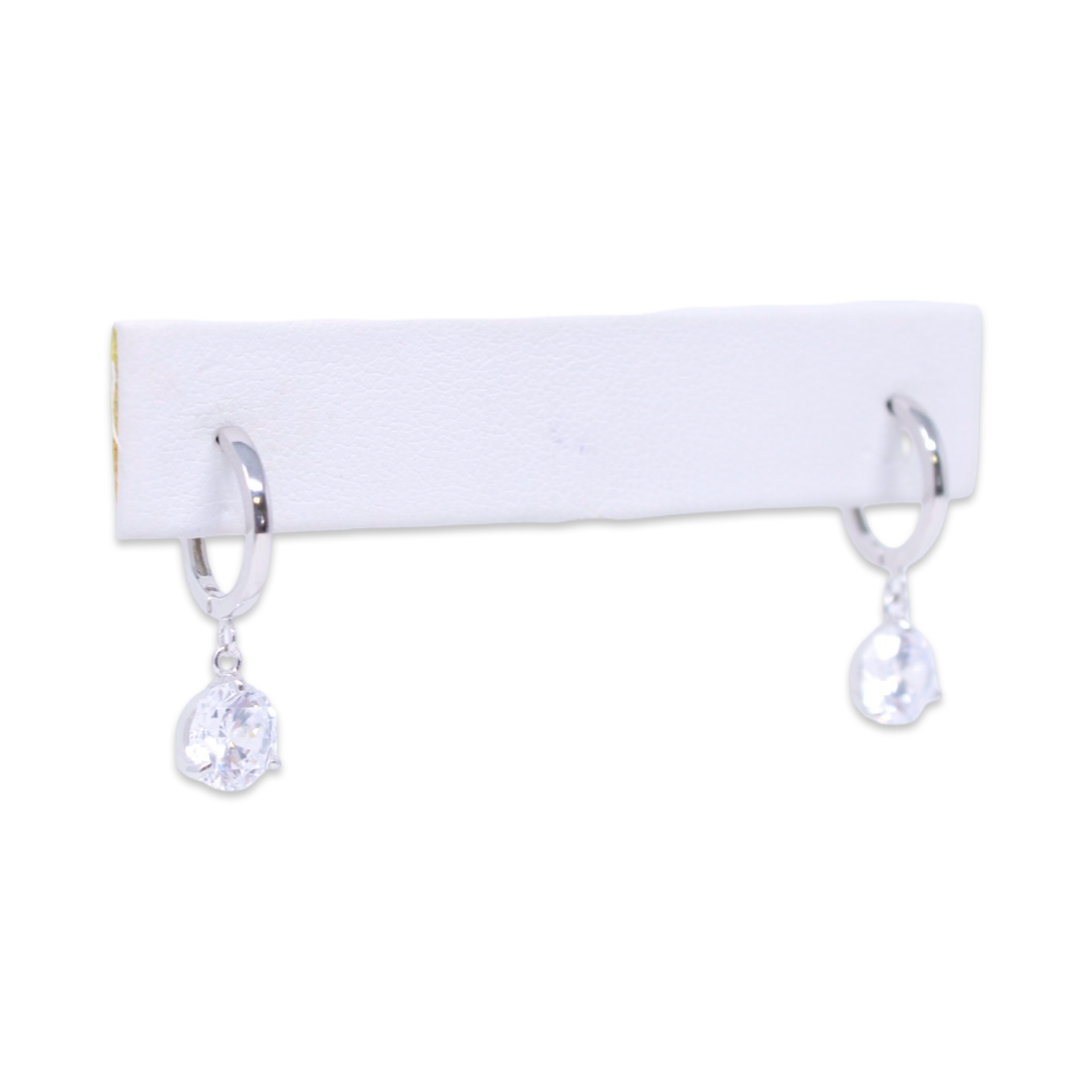 Mallory Stone Earrings in Silver