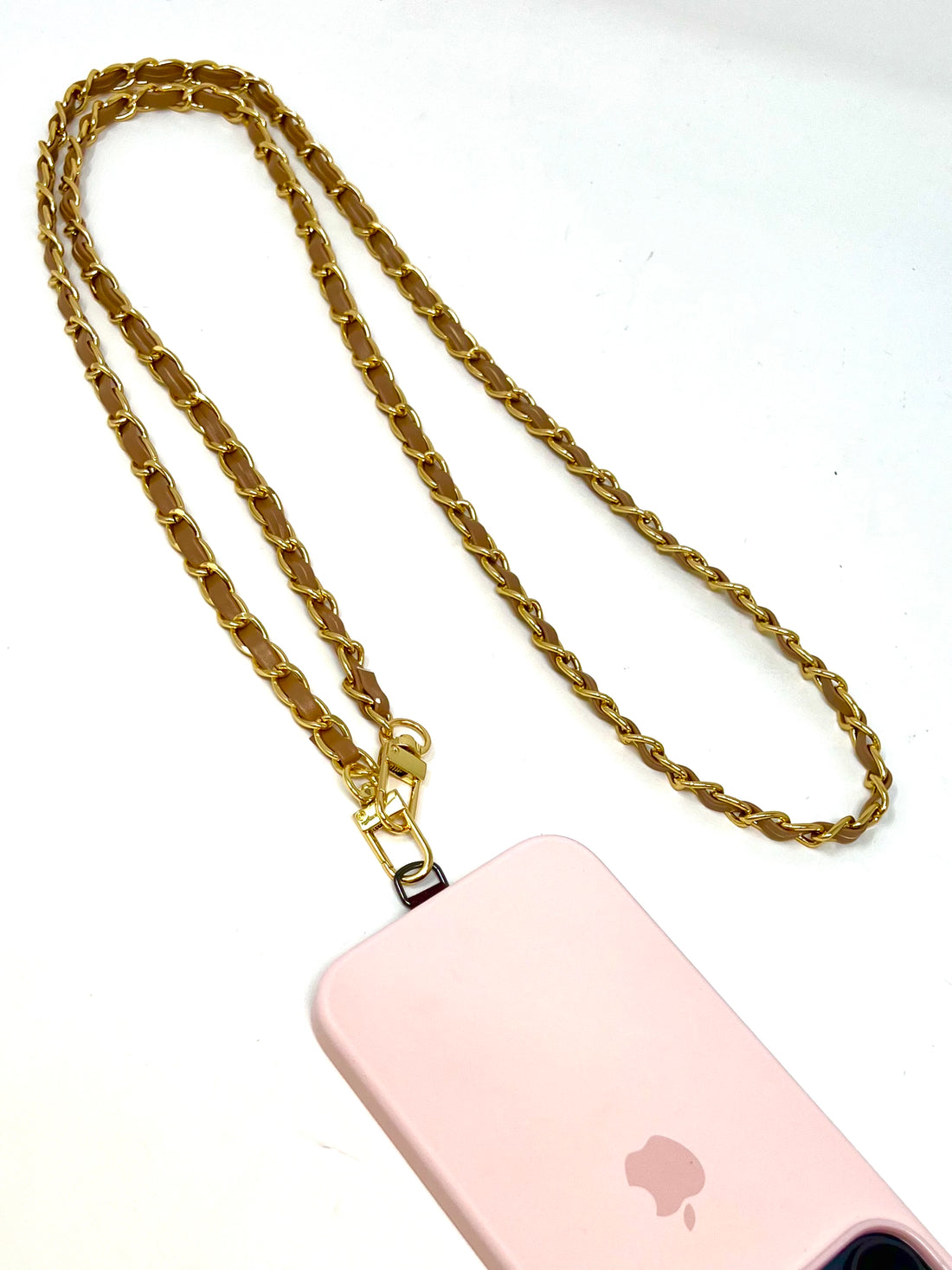Coco Phone Chain in Taupe
