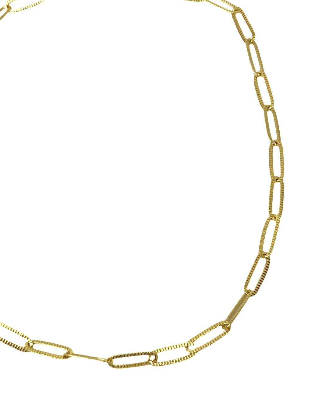 Etched Chainlink 16” Necklace