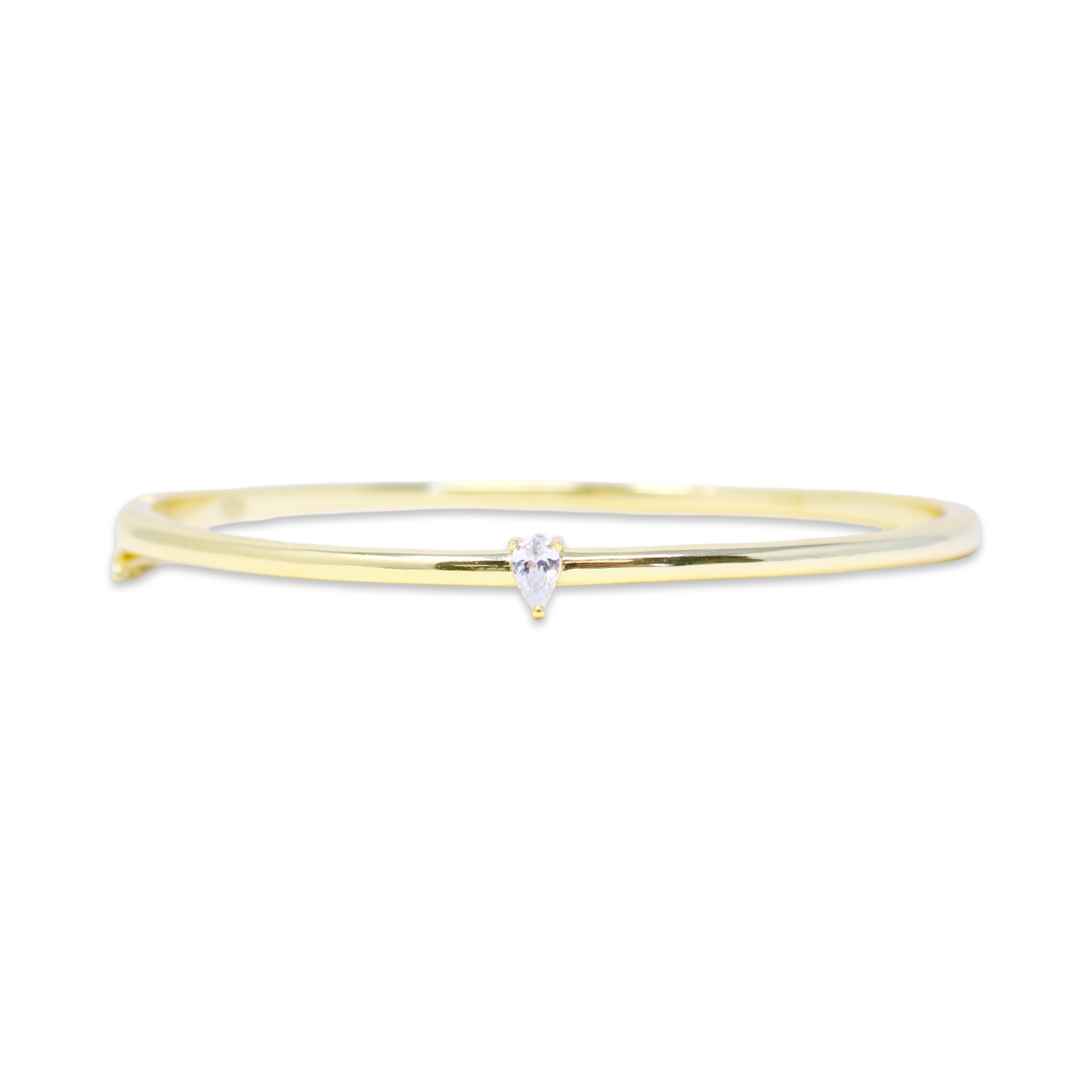 Solo CZ Cuff in Gold