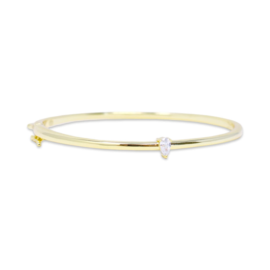 Solo CZ Cuff in Gold