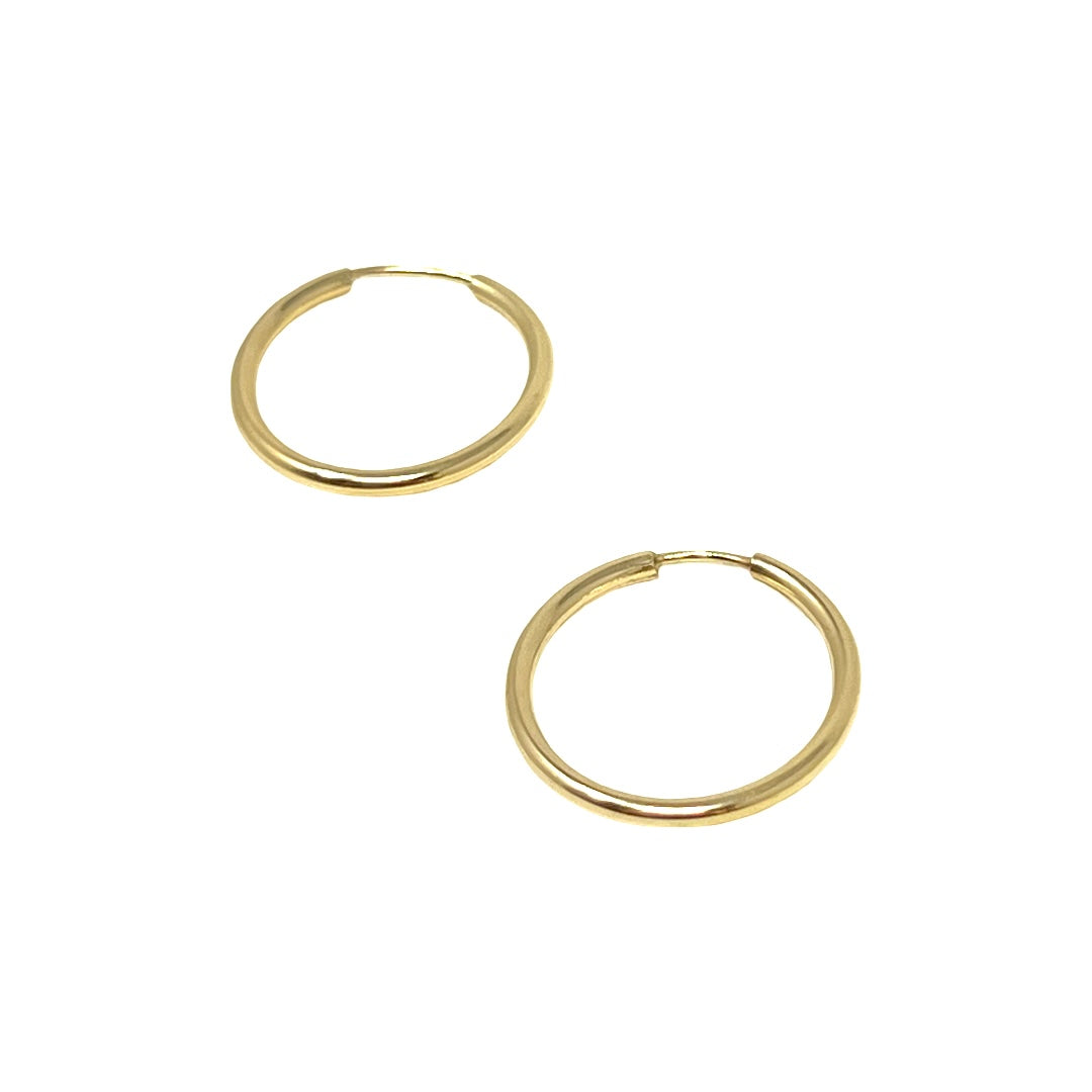 Small Hoops in Gold Fill