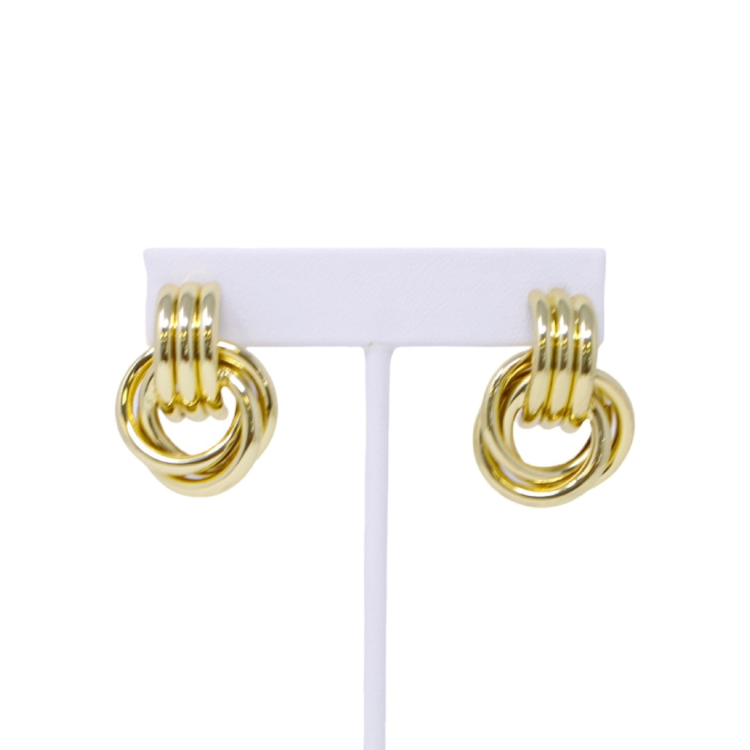 Patty Knot Earring in Gold