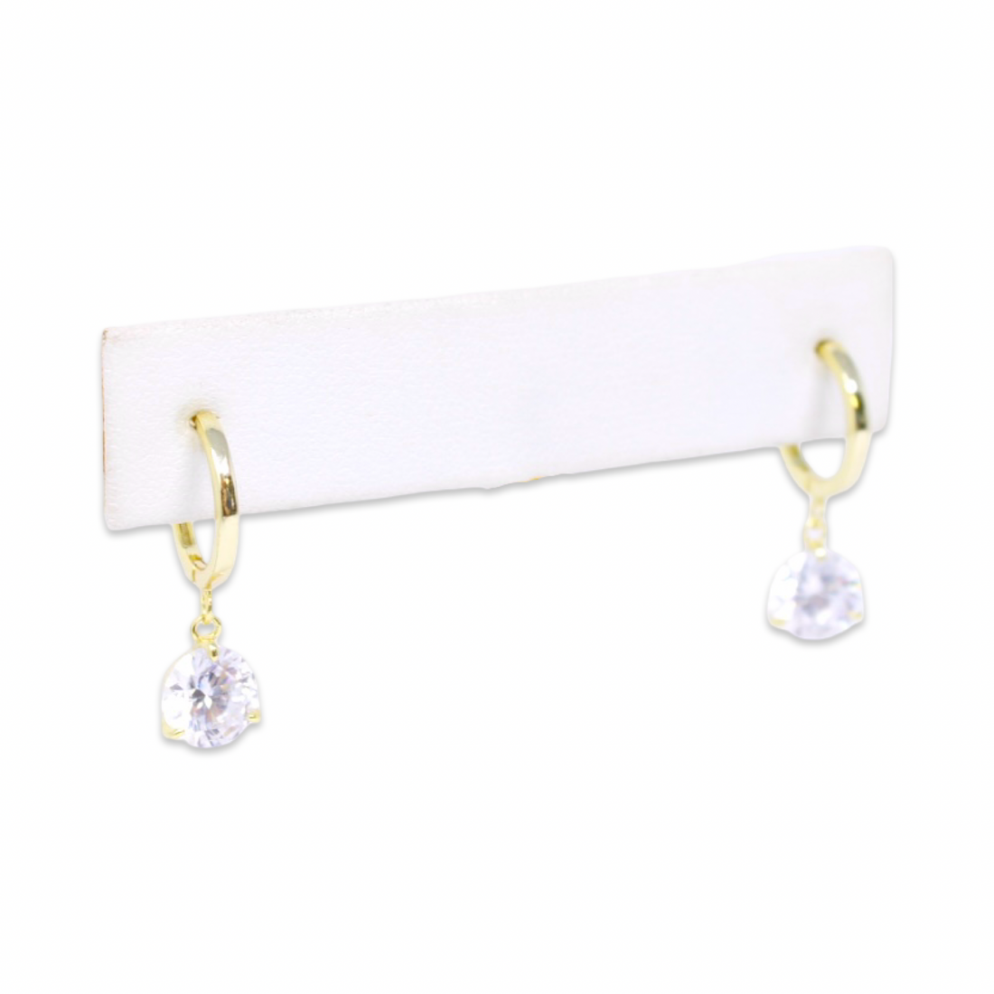 Mallory Stone Earrings in Gold