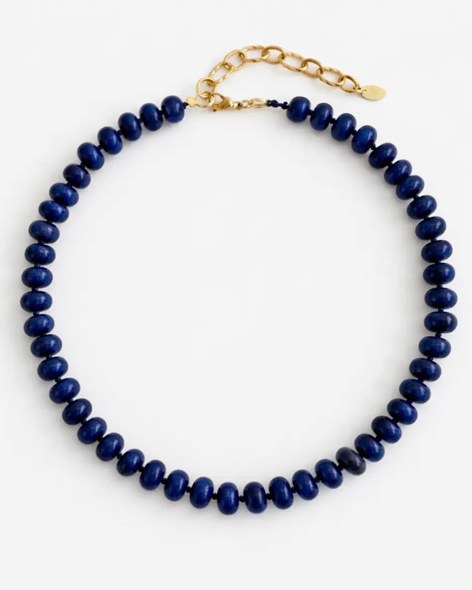 Lapis Beaded Necklace