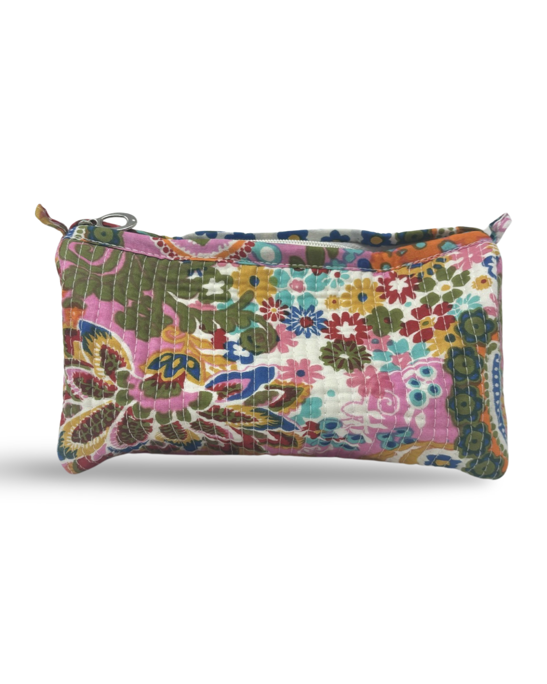 Block Print Pouch in Paisley