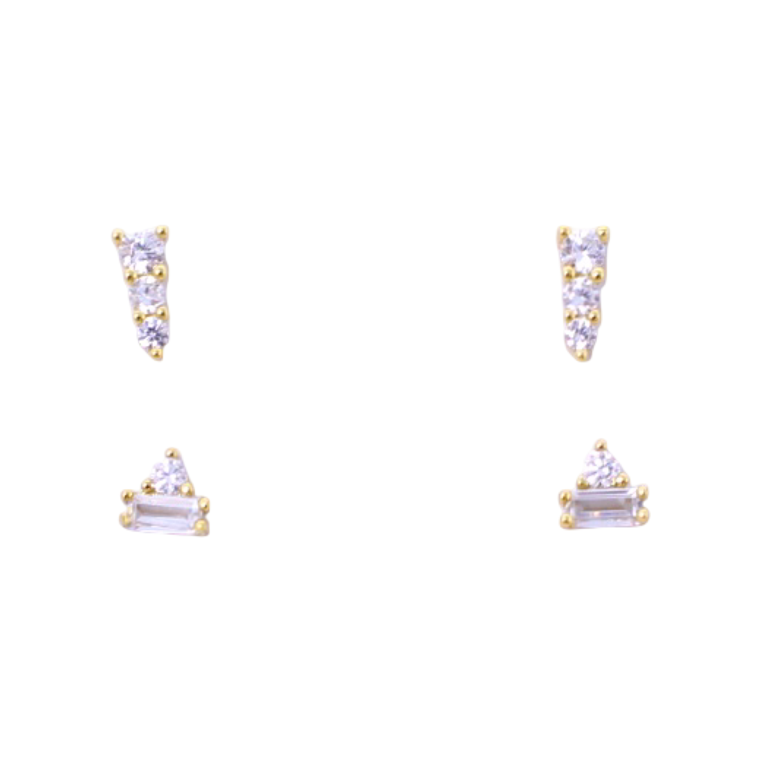 Bold Stud Earrings Set