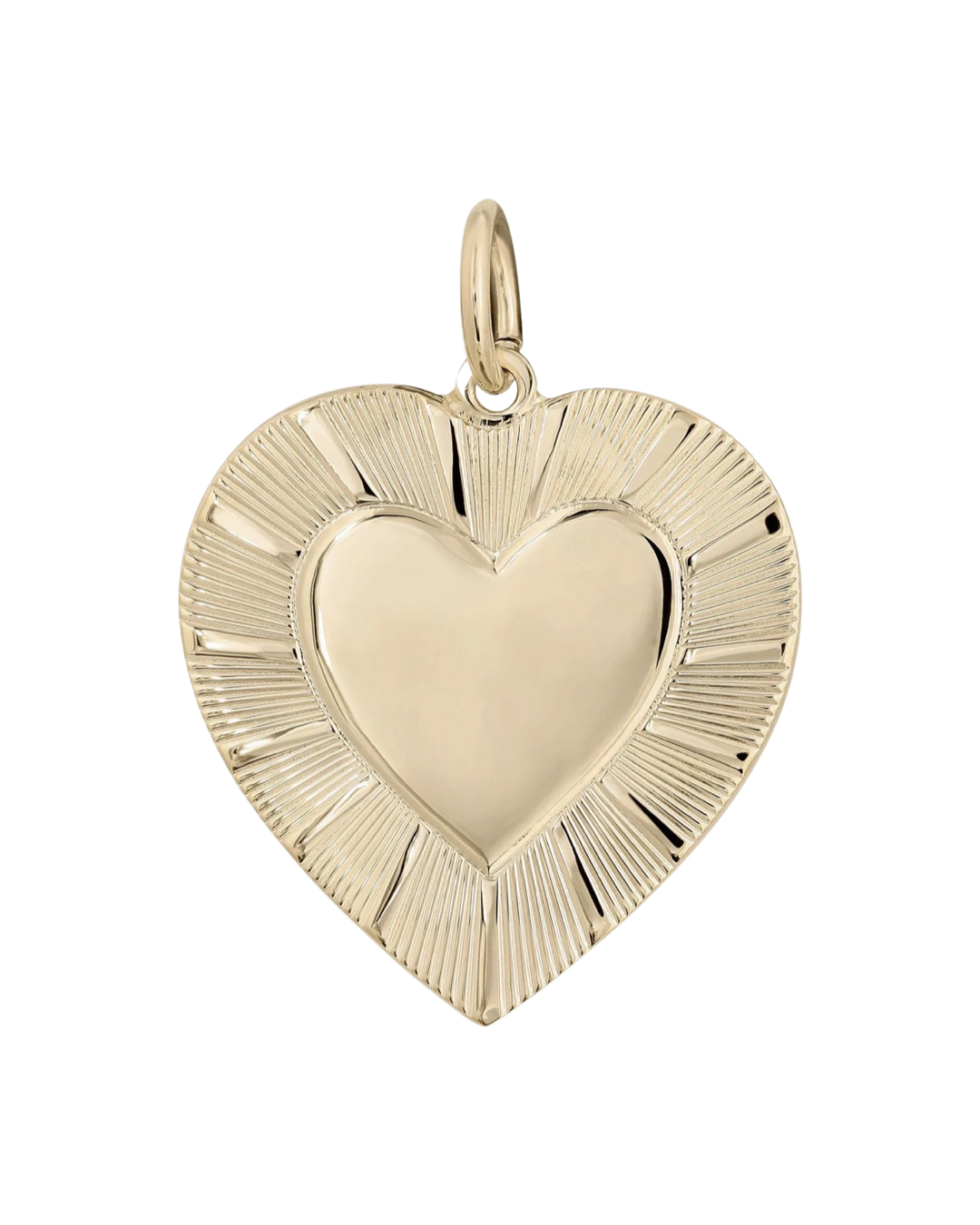 Hildegard Heart Pendant in Gold