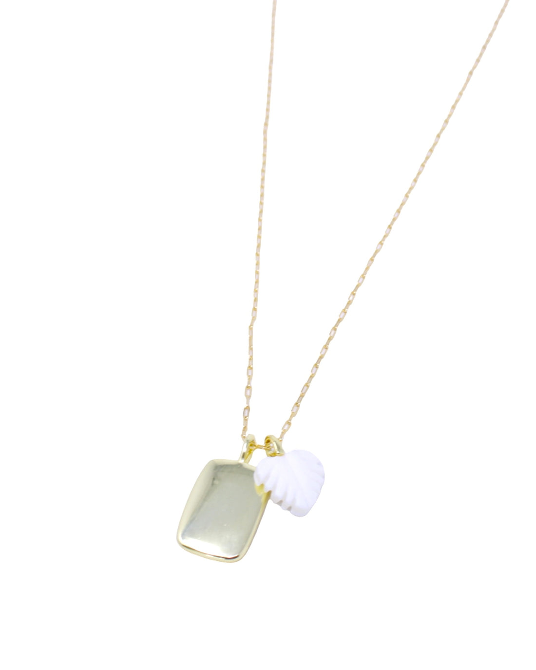 Breezy Palm Necklace in Gold