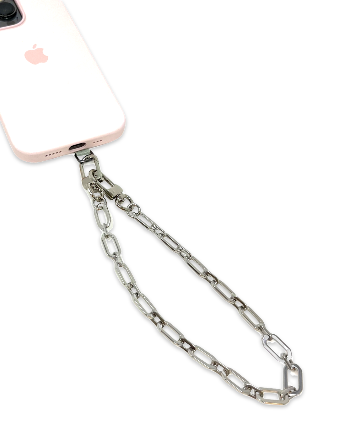 Eva Wristlet Phone Chain in Silver