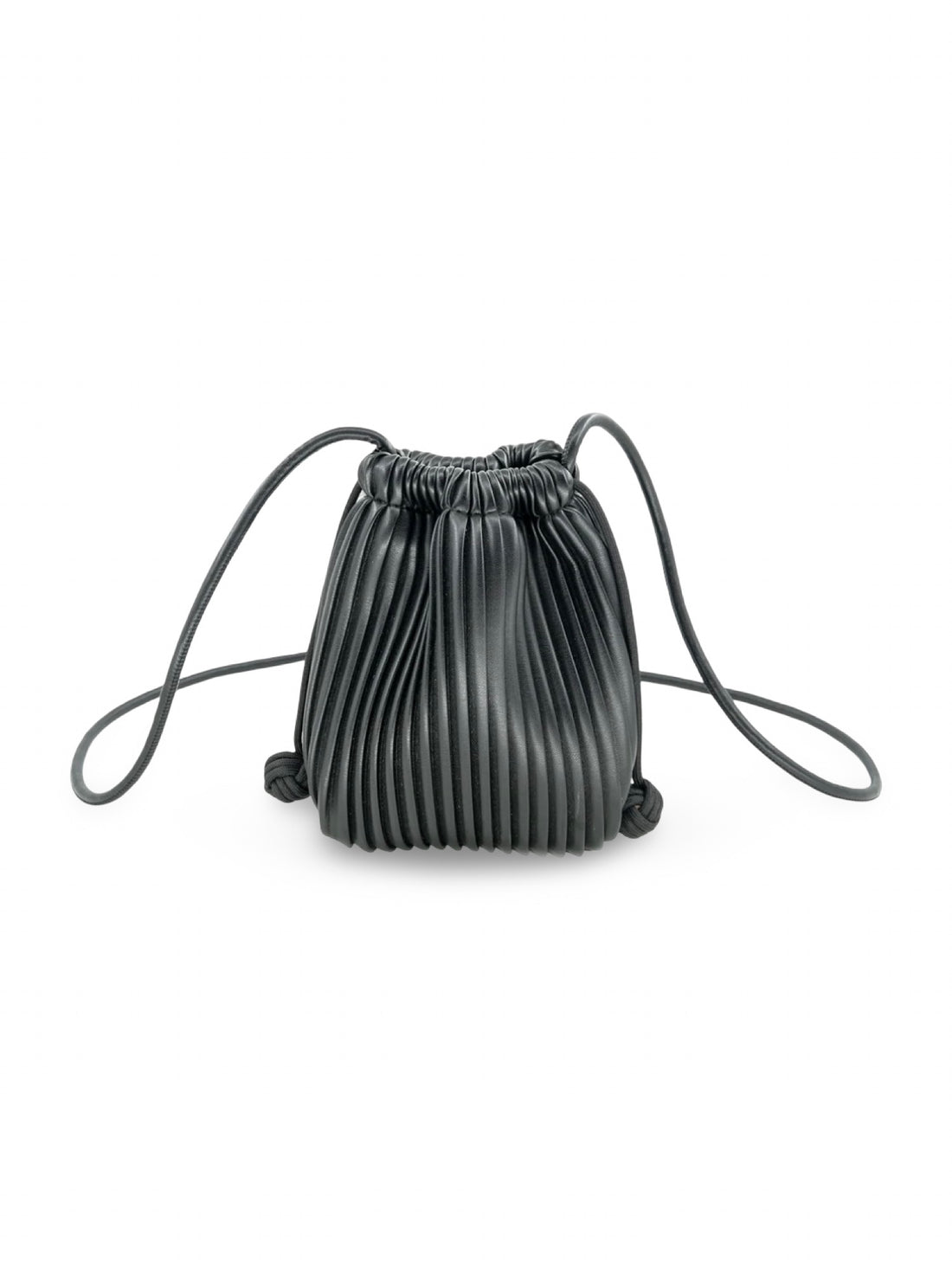 Knot Pouch Bag in Black