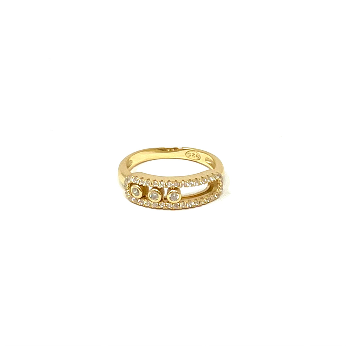 Slider Pinky Ring in Gold
