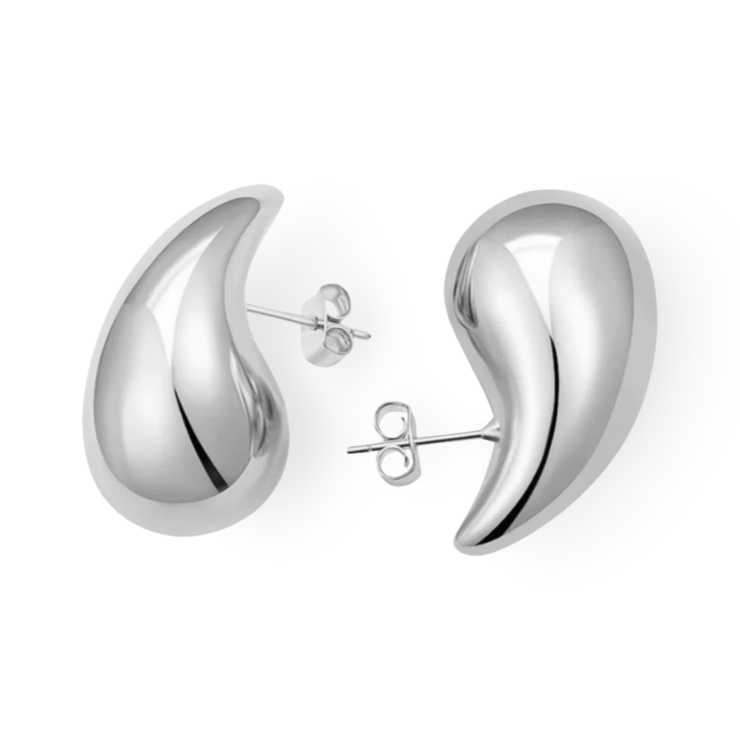 Elia Drop Earrings in Silver