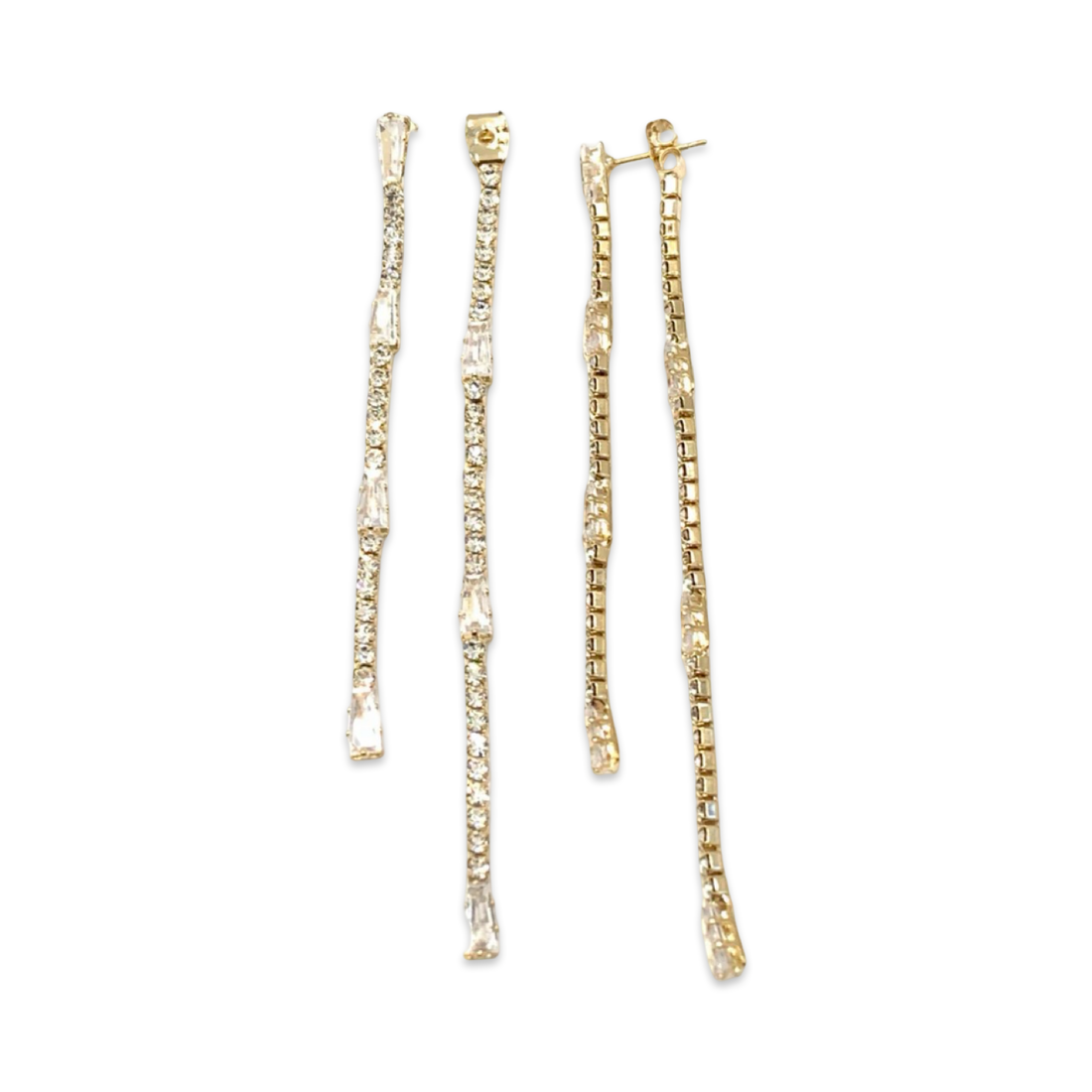 Noel Front Back Earring in Gold
