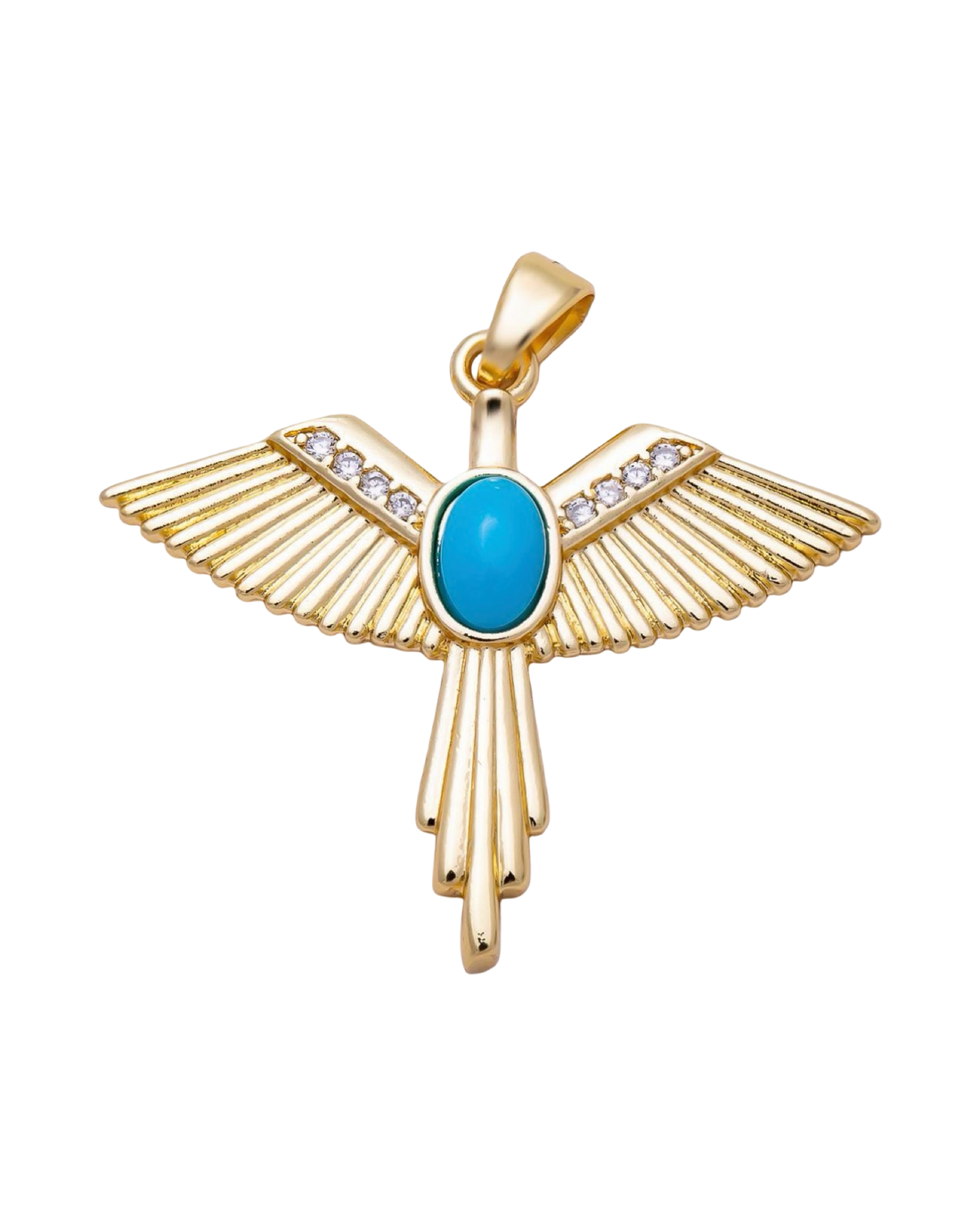 Freedom Bird Charm in Gold