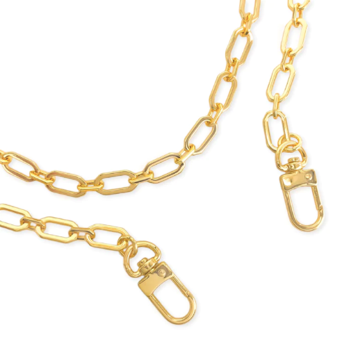 Octagon Phone Chain in Gold
