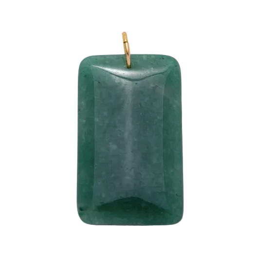 Gemstone Tag Charm in Aventurine