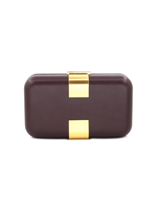 Atenas Clutch in Burgundy