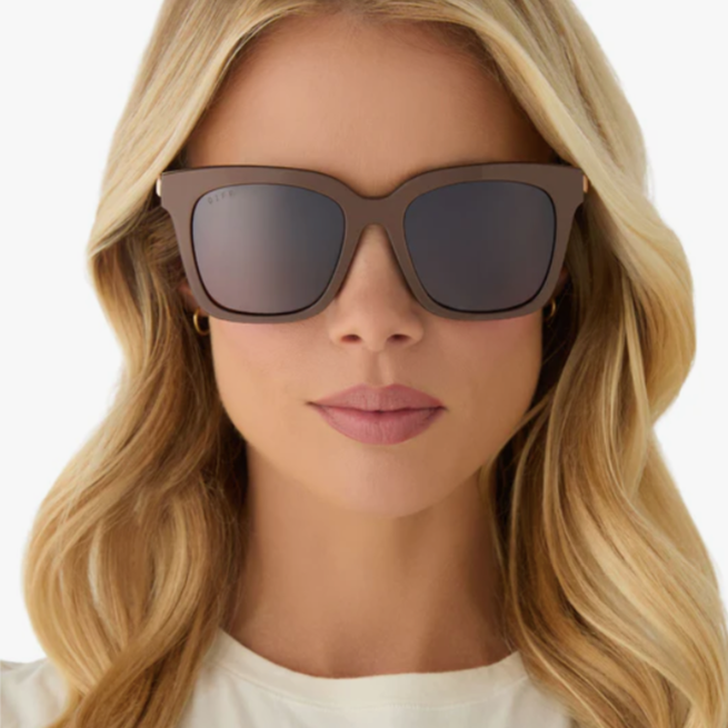 Bella Moscow Mule + Brown with Gold Flash Sunglasses