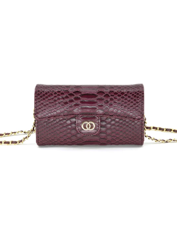 Bianca Bag in Burgundy