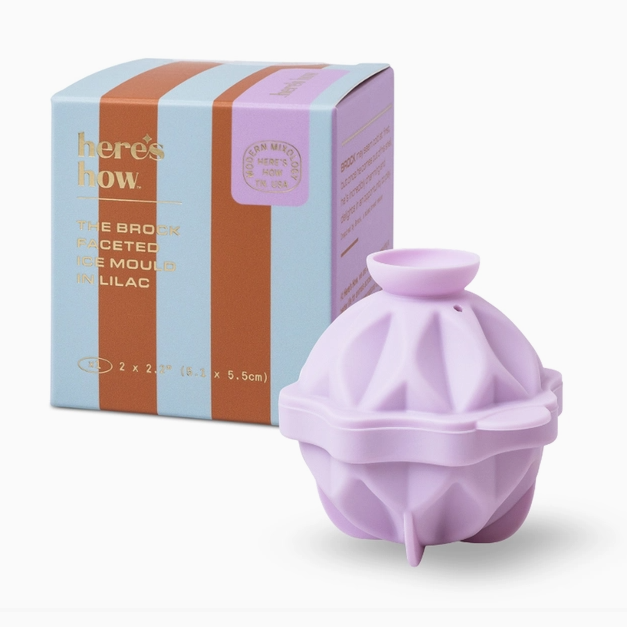 The Brock Faceted Ice Mould in Blush
