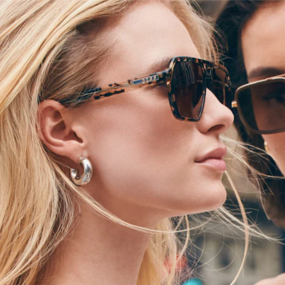 Cameron Espresso Tortoise Brown Gradient Polarized Sunglasses