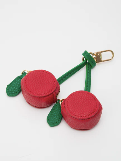 Cherries Bag Charm/ Pouch