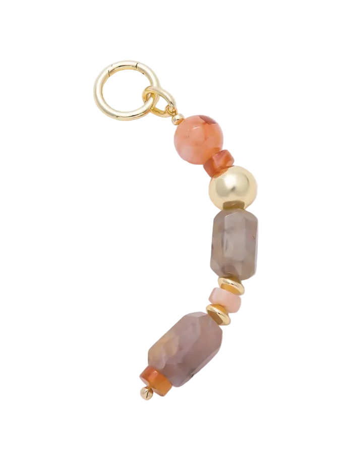Citrine Gemstone Bag Charm