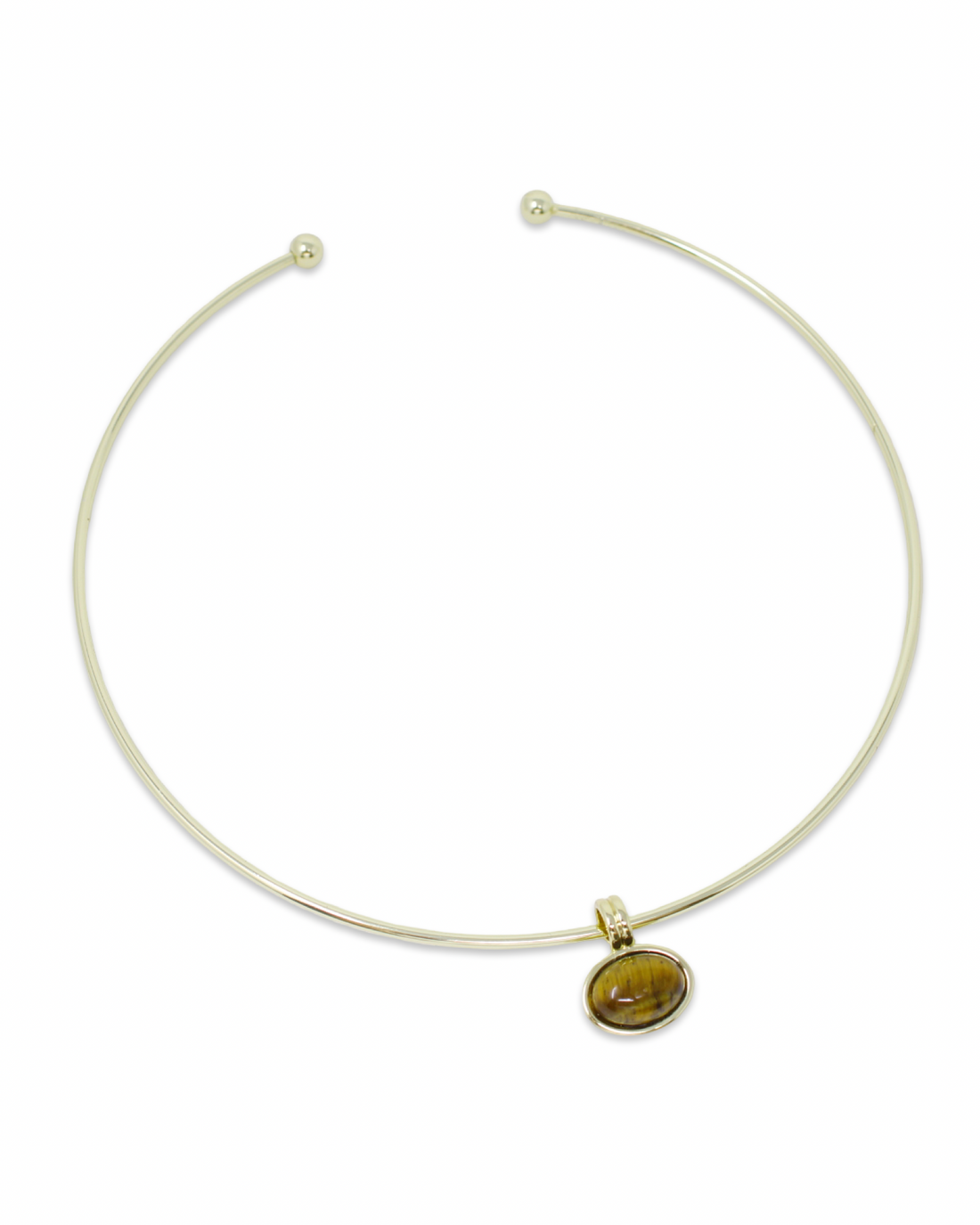 Oval Tigers Eye Charm