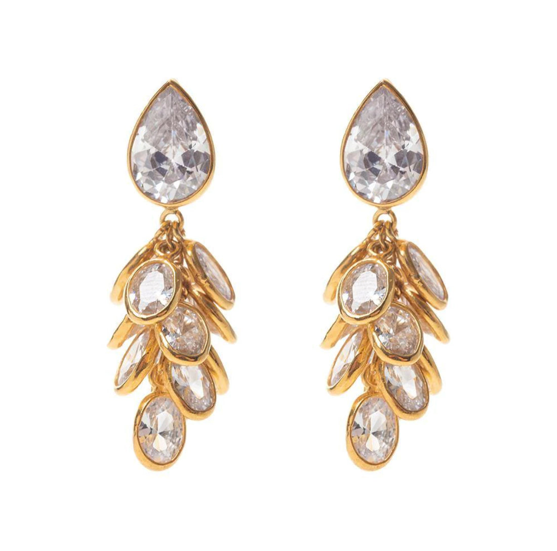 Crystal Petite Drop Earrings