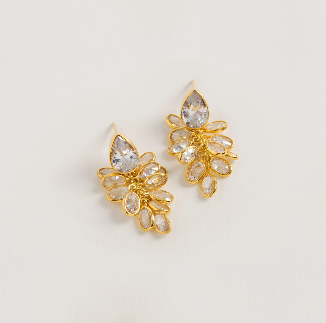 Crystal Petite Drop Earrings