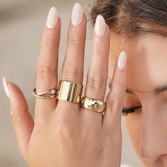 Domed Ring in Gold