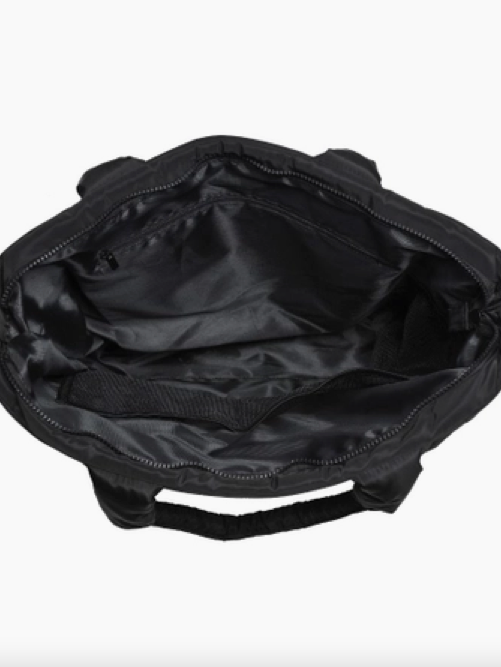 Elliotte Nylon Travel Tote in Black