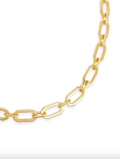 Eva Chainlink Necklace in Gold