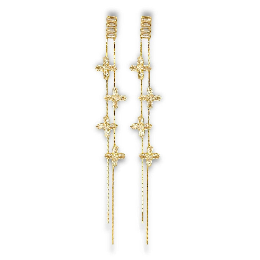 Evelyn Drop Earring in Gold