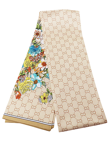 Floral Bag Scarf