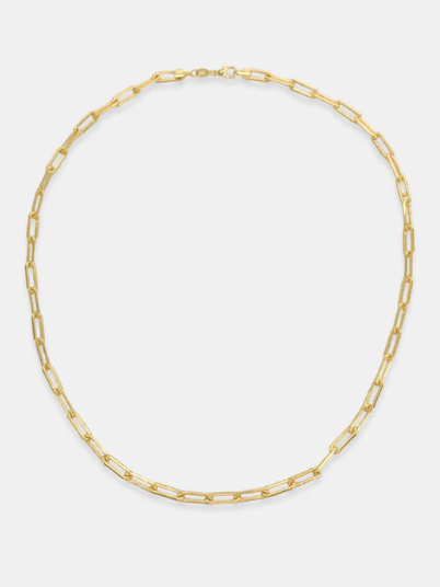 Emme 20" Chainlink Necklace in Gold Fill