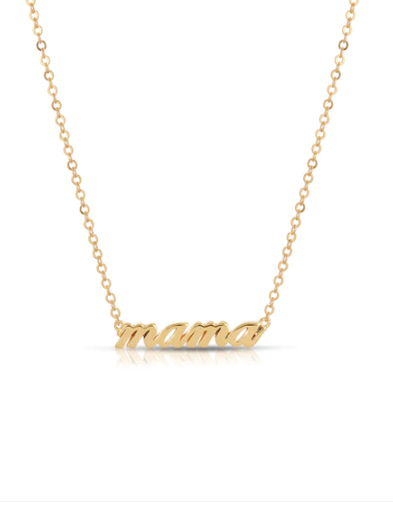 You Got This Hey Mama Necklace in Gold