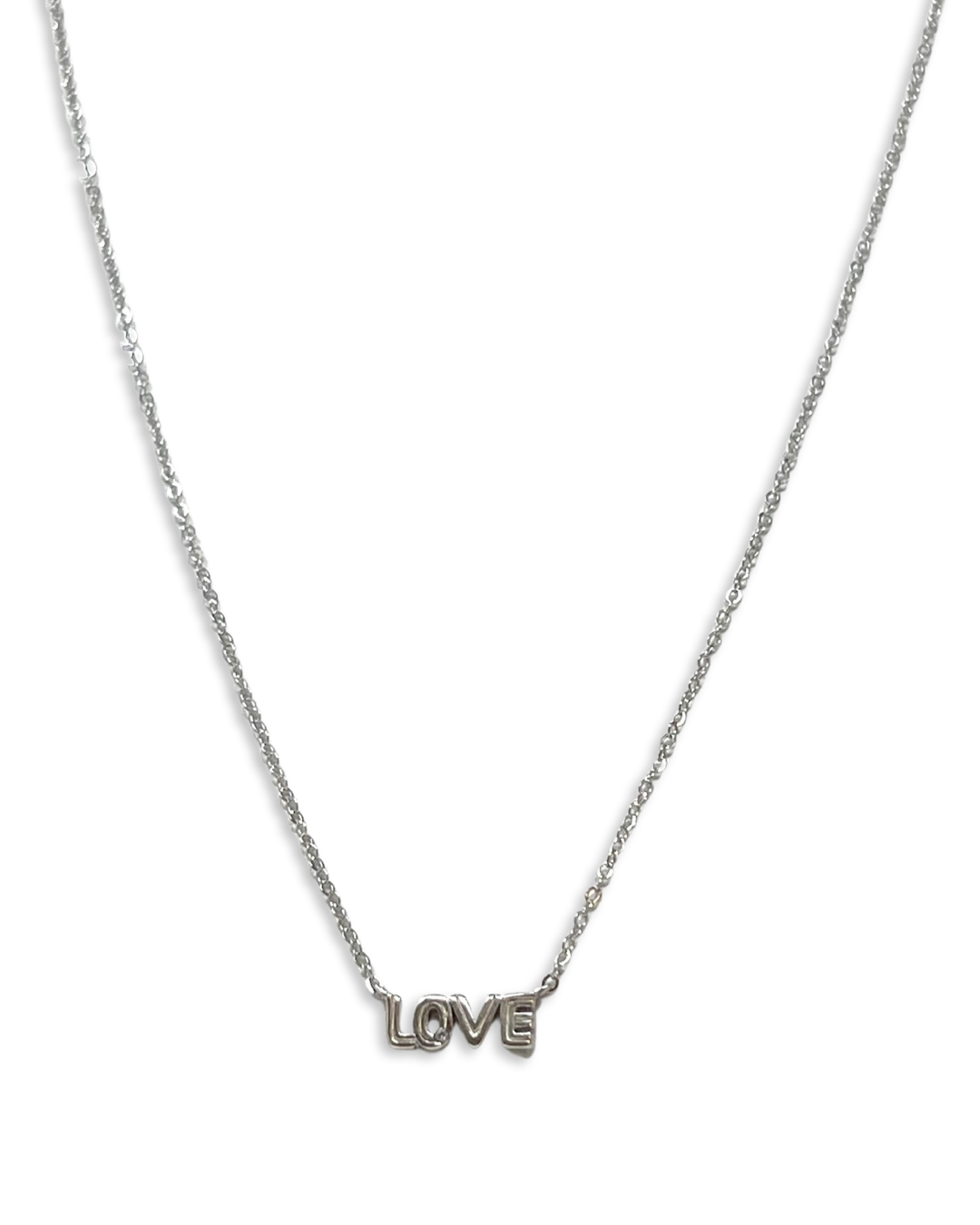 Hope for Love Necklace in Silver