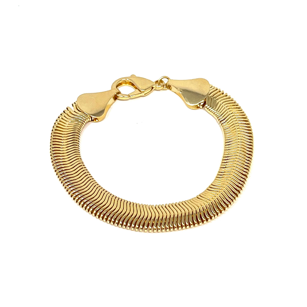 Slinky Golden Bracelet in Gold Fill