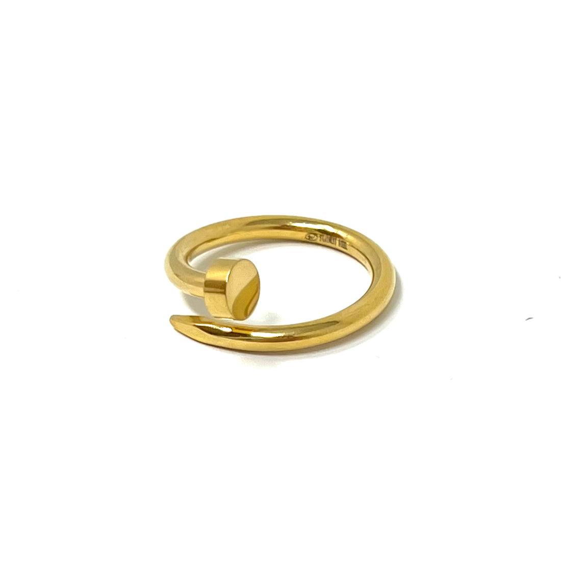Nail Ring in Gold