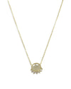 Amanda Necklace with CZ in Gold