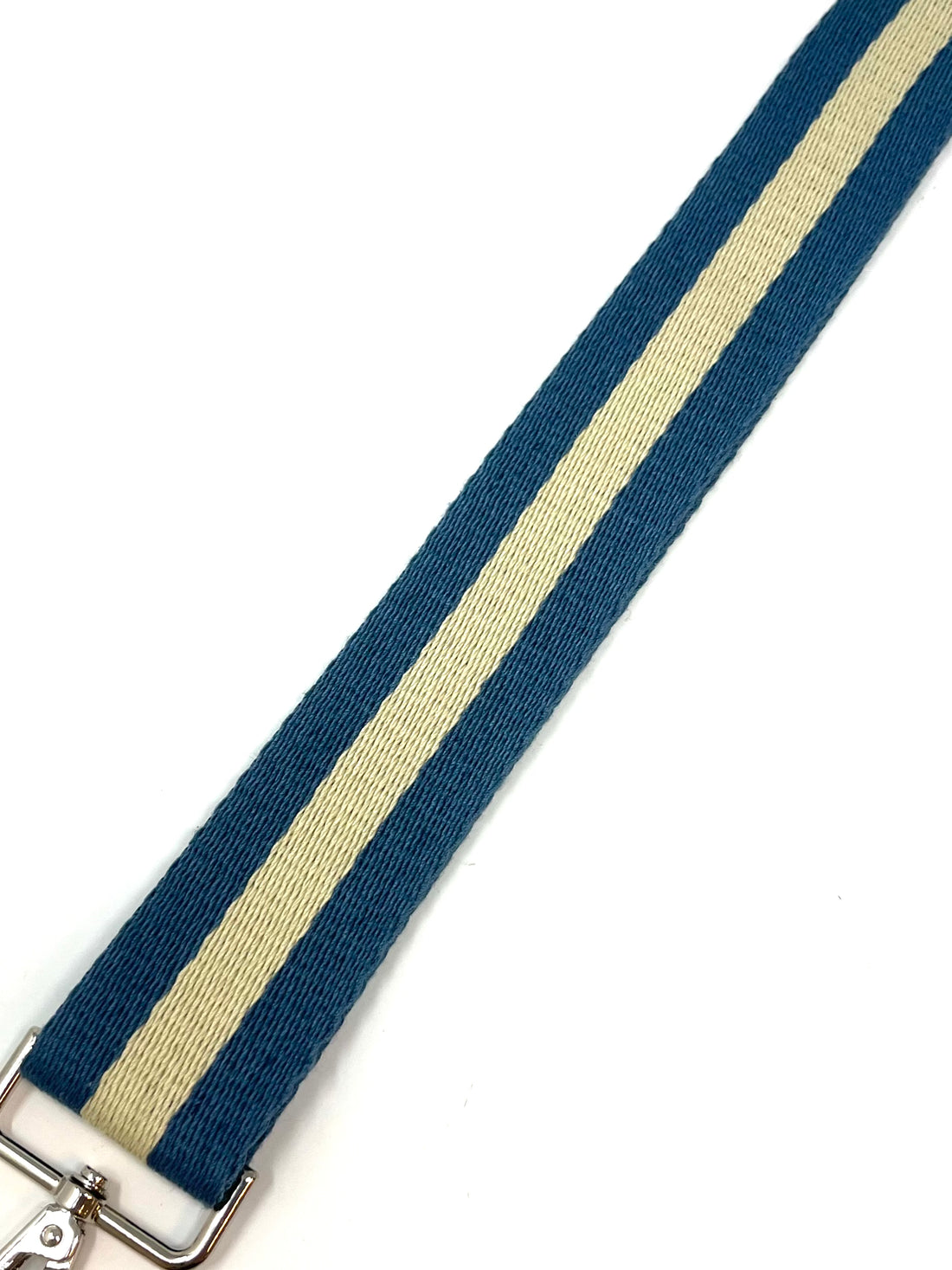 Slate and Cream Stripe Strap