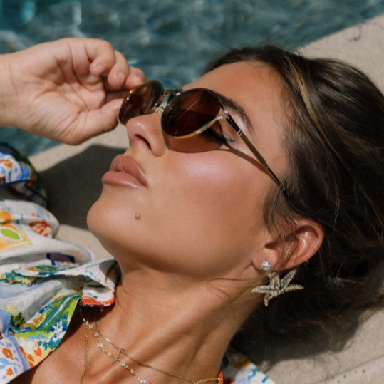 Limoncello Gold with Brown Lens